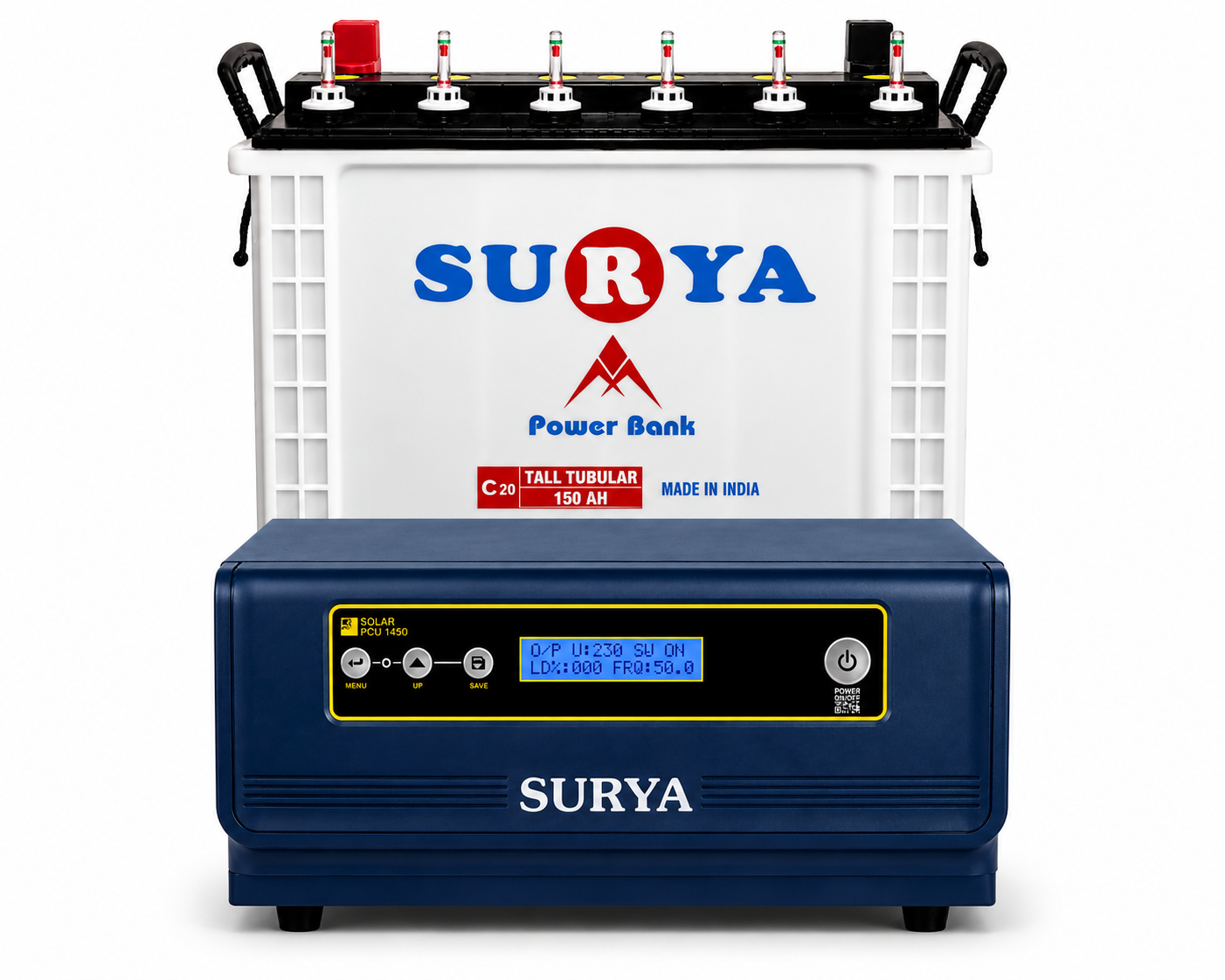 Surya 150 ah battery and 1250 Inverter with Exchange